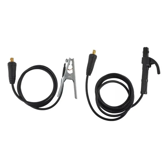 Cables Soldadora Electrodo 1.8m + Tierra 1.2m 300 Amp 10/25