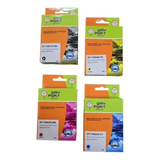 Pack 4 Colores Cartuchos Compatibles Tinta T206 Epson Xp2101