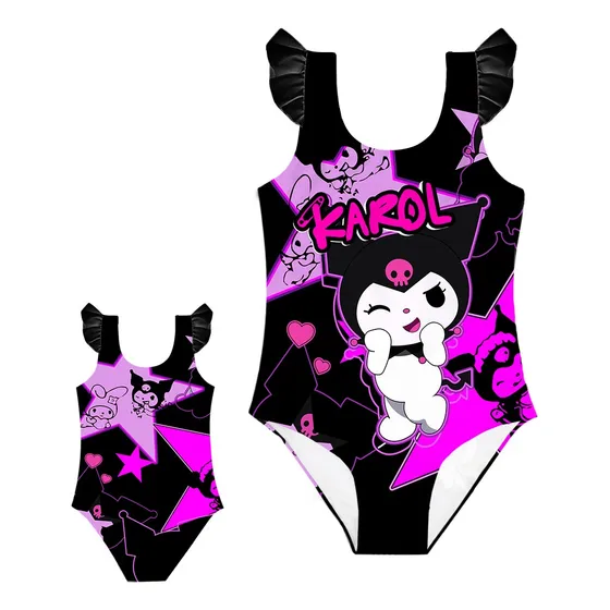 Traje De Baño Kuromi Sanrio