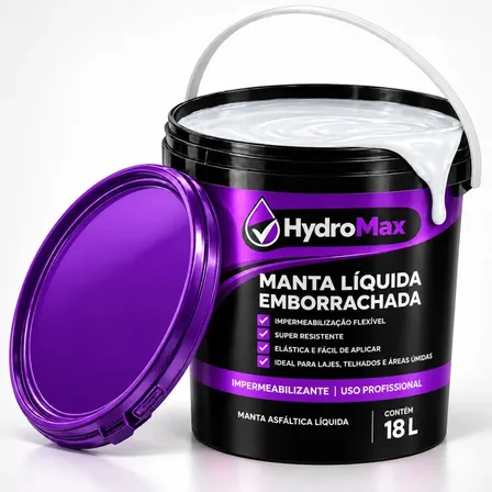 Impermeabilizante Hydromax Manta Líquida Emborrachada Branco