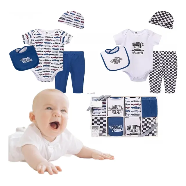 Regalo Para Baby Shower Set 2 De Conjuntos Bebe Hudson Baby