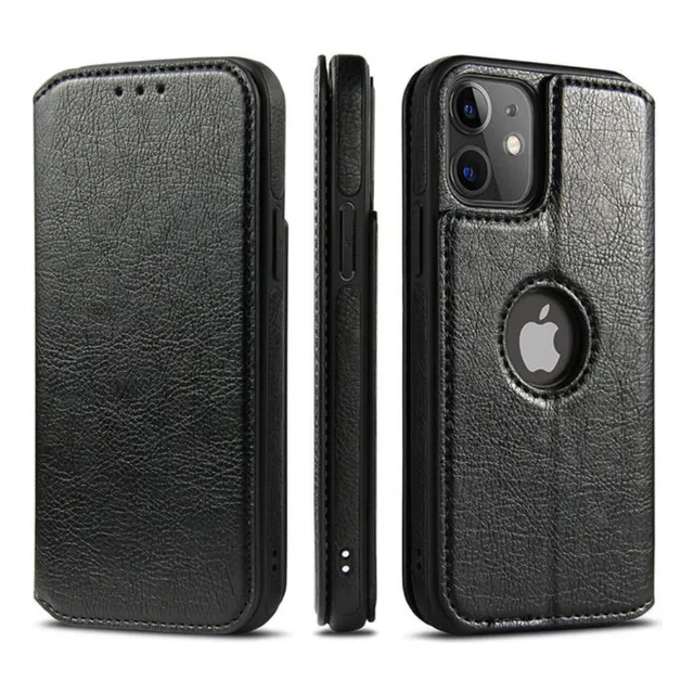 Funda Case Para iPhone Tipo Piel Cartera Imantado Modelos