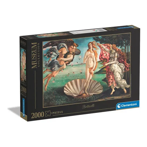 Rompecabezas El Nacimiento De Venus 2000 Pz Clementoni Italia Botticelli Arte Clasico Museum Collection