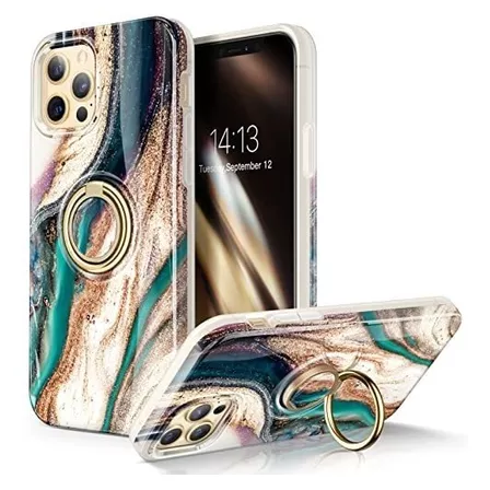Gviewin Para iPhone 12 Pro Max Case 6.7 Inch, Soporte Kvl2i