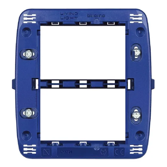 Suporte 4x4 3+3 Modulos Living-light Sln4726