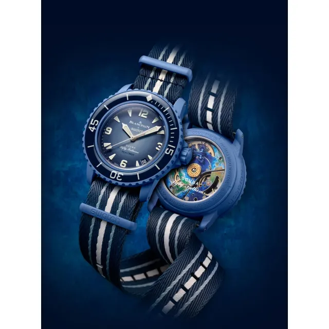 Reloj Blancpain X Swatch Bioceramic Scuba Fifty Fathoms