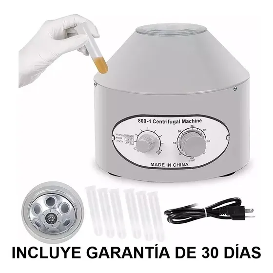 Centrifuga Para Plasma 6 Tubos 4000 Rpm Con Temporizador