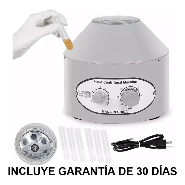 Centrifuga Para Plasma 6 Tubos 4000 Rpm Con Temporizador