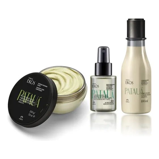 Kit Ekos Pataua Natura Tratamiento Capilar Anticaida, Rutina