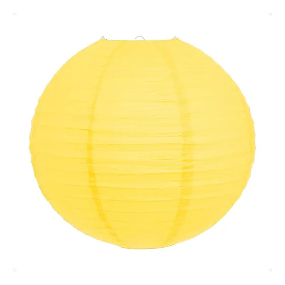 Luminária Japonesa Papel 60 Cm Amarela