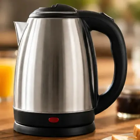 Chaleira Elétrica Inox 1,8 Litros com Desligamento Automático e Base Giratória