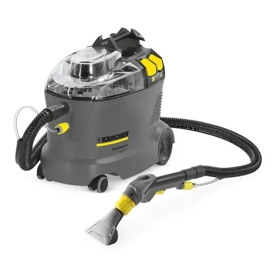 Lava aspiradora industrial De tacho Kärcher Professional Puzzi 8/1 C 8L gris negra y amarilla 220V 50Hz/60Hz 1.100-244.0