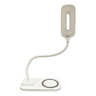 Luminaria De Mesa Led Carregador Induçao Celular Cor Da Cúpula Branco Cor Da Estrutura Branco Luminaria De Mesa Led Carregador Induçao Celular Cor Da Cúpula Branco Cor Da Estrutura Branco