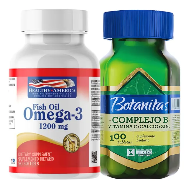 Omega 3 Healthy 30 + Complejo B - Unidad a $270