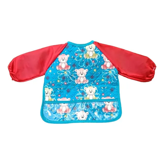Ropa De Bebe - Baberos Con Mangas Impermeables
