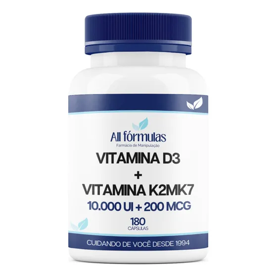 Vit D3 10000 Ui + Vit K2mk7 200 Mcg 180 Cp - Original