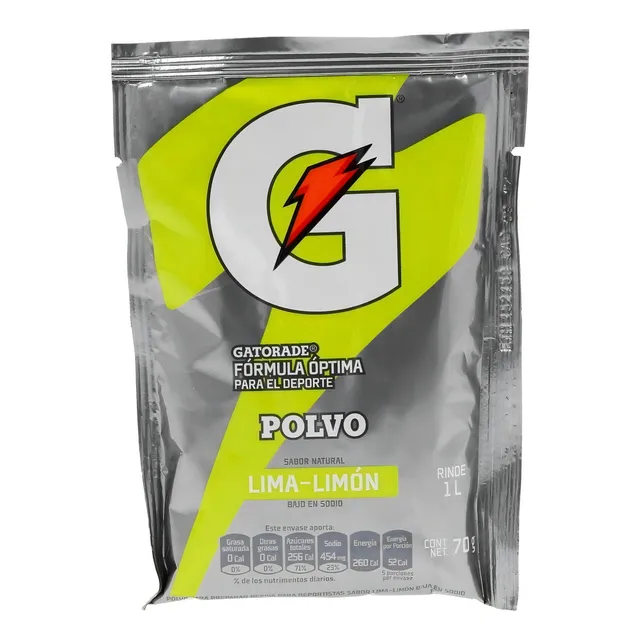 Bebida Gatorade En Polvo Lima-limón 70 Gr