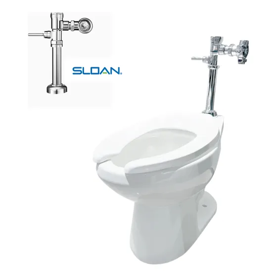 Sanitario Poceta Wc Fluxometro Sloan Original