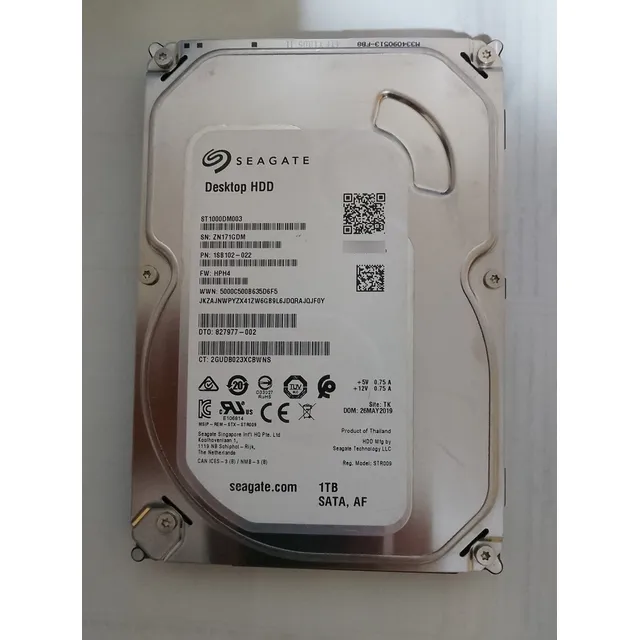Discos Duros 1tera Sata Para Pc Gris