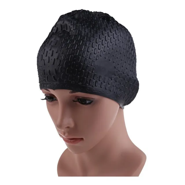 Gorro Nataci On Silicona Burbuja Cubre Cabello Largo