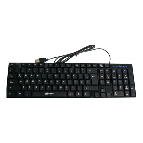Teclado Usb Ultra Slim Imexx Color Negro Ime-20320 Español