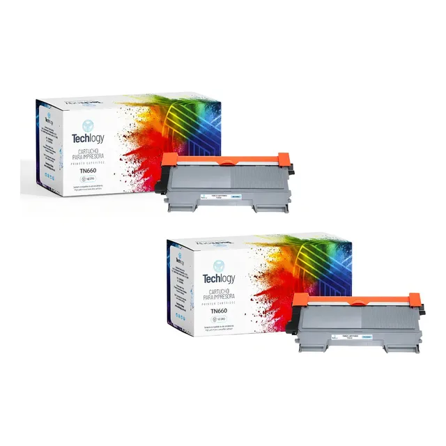 Toner Techlogy Tn630 Tn660 2 Pack 2520 2540 2300 2700 Tinta Negro