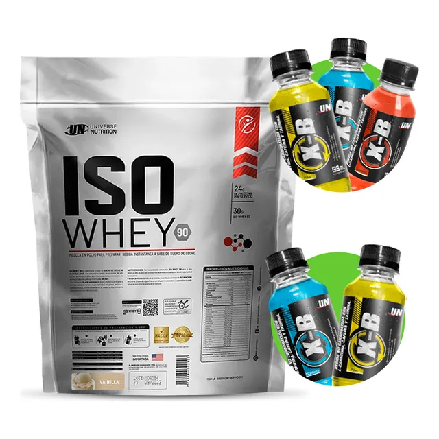 Iso Whey 3kg Proteína Un Vainilla + Regalos