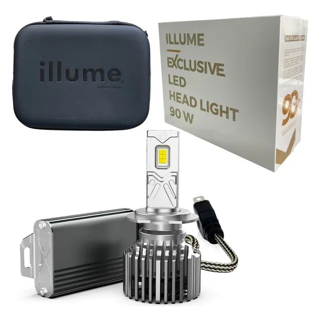 Focos Led Illume Exclusive H7 28000 Lumenes 90w
