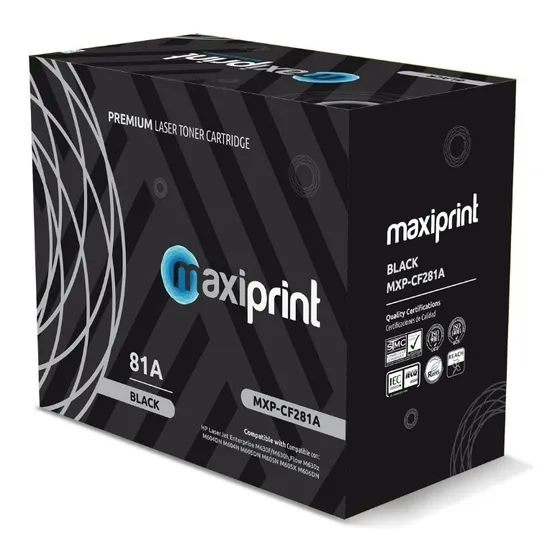 Toner Maxiprint Compatible Hp 81a - Canon 039 Negro (cf281a)