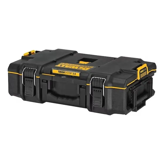 Caja organizadora pequeña Toughsystem 2.0 Dwst08165 Dewalt Toughsystem, color negro