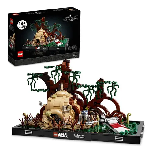 Lego Star Wars 75330 Diorama Jedi entrenando en Dagobah, número de piezas 1000