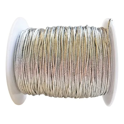 Hilo Dorado O Plateado Lurex Cola De Ratón Souvenir X100 Mts