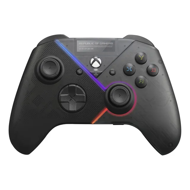 Asus Rog Raikiri Control Gamer Para Pc Xbox Aura Sync Color Negro