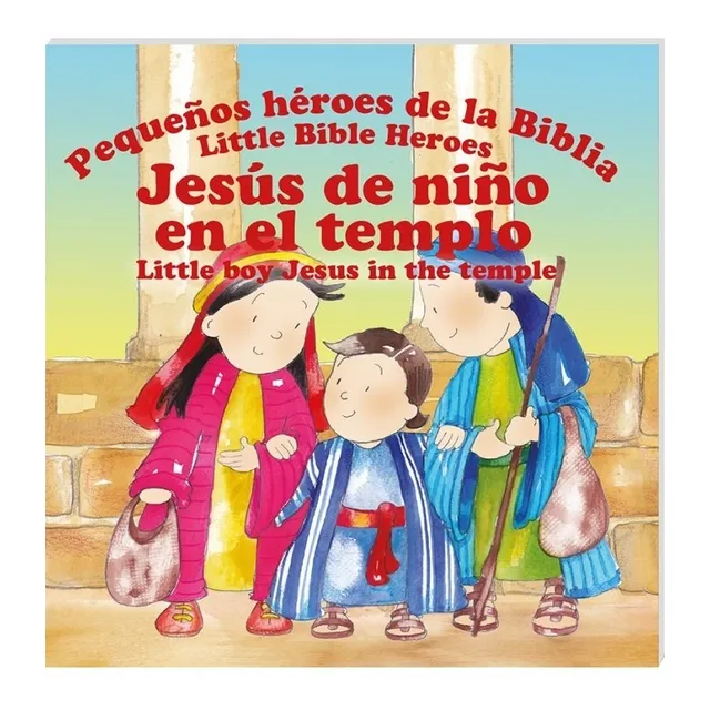 Jesus De Niño En El Templo/pequeños Heroes De La Biblia/libr