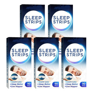5 X Sleep Strips Strip Strip, Cinta Adhesiva Antironquido, 5 X Sleep Strips Strip Strip, Cinta Adhesiva Antironquido,