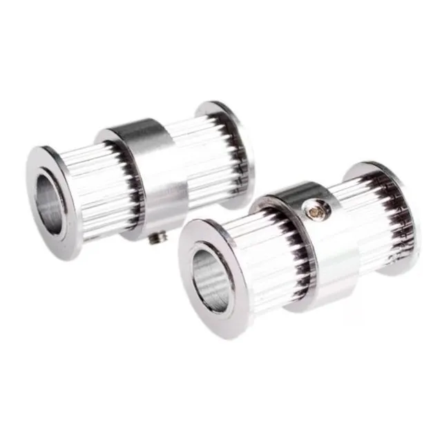 Polea Gt2 Doble 20 Dientes Eje 8mm Ancho 6mm Correa Dentada