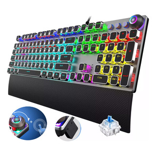 Teclado Mecanico Gamer Para Pc Usb Rainbow Adamantiun Teclado Mecanico Gamer Para Pc Usb Rainbow Adamantiun
