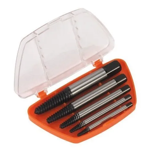 Extractor De Tornillos Rotos Kit Juego X 5 Piezas 3 A 18 Mm