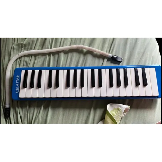 Flauta Piano Celestar 37 Teclas En Perfecto Estado Azul