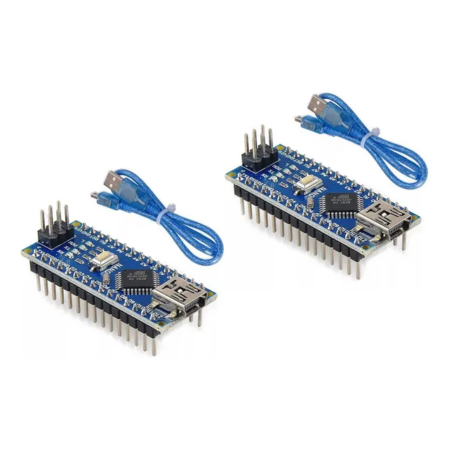 2 Pzas Arduino Nano V3.0 + Cable Usb Para Arduino