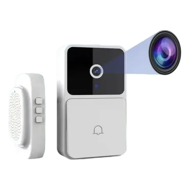 Campainha Interfone Wifi App Câmera Vídeo Audio Bidirecional