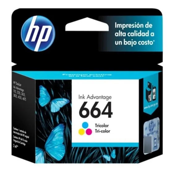 Cartucho Original Hp 664 Color Deskjet 2135 3635 2675 3775