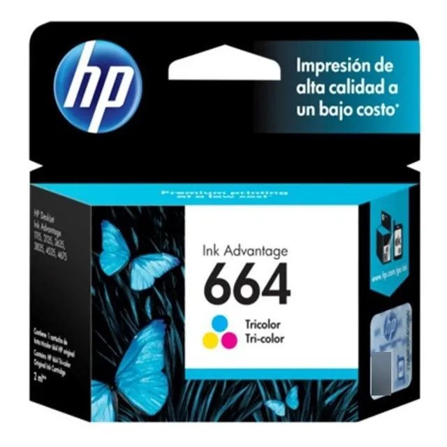 Cartucho Original Hp 664 Color Deskjet 2135 3635 2675 3775