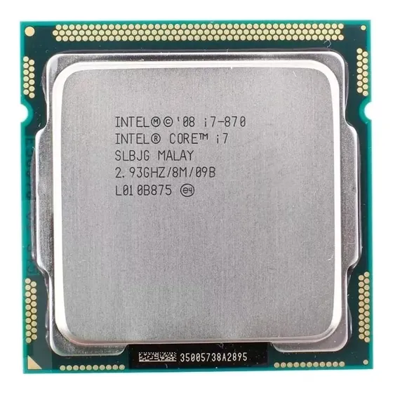 Proces Intel-i7 870 3.60ghz 8mb 1a Geração Socket 1156 Leia
