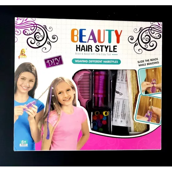 Juguete De Niña Peluquería Kit Para El Cabello