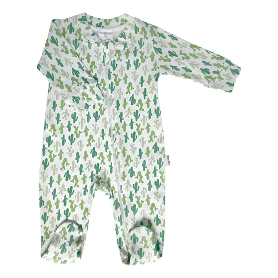 Pijama Toys Cactus  C/cierre Y Pie Para Bebé Niño