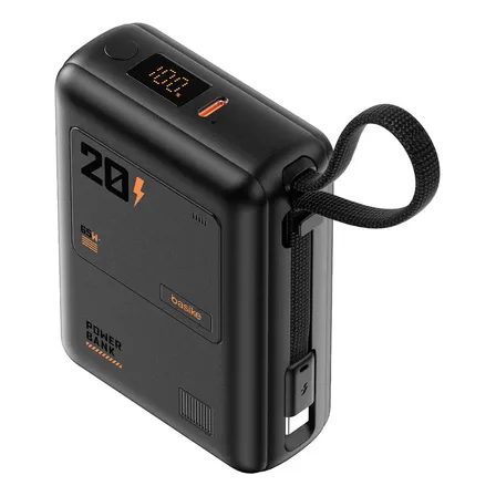 Power Bank 65w, 20000mah, Com Display Carregamento Rápido Power Para Celular Sam