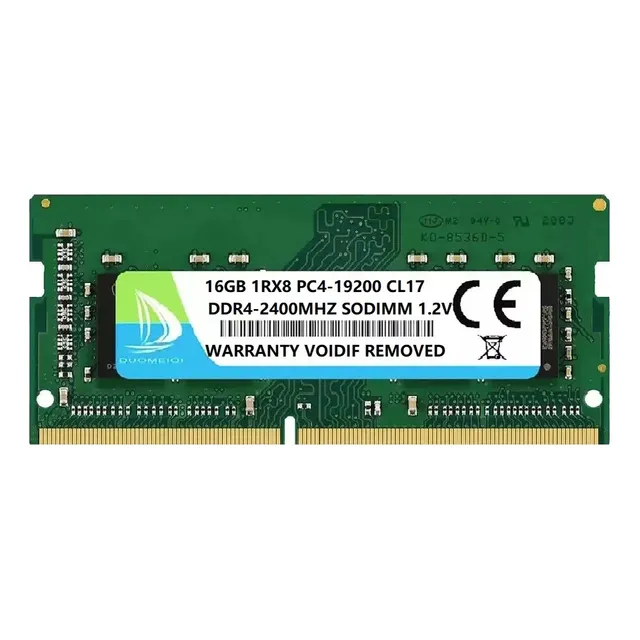 Memoria RAM DDR4 16GB gamer DDR4-2400S Sodimm para laptops Duomeiqi PC4-19200S CL17 260Pin verde