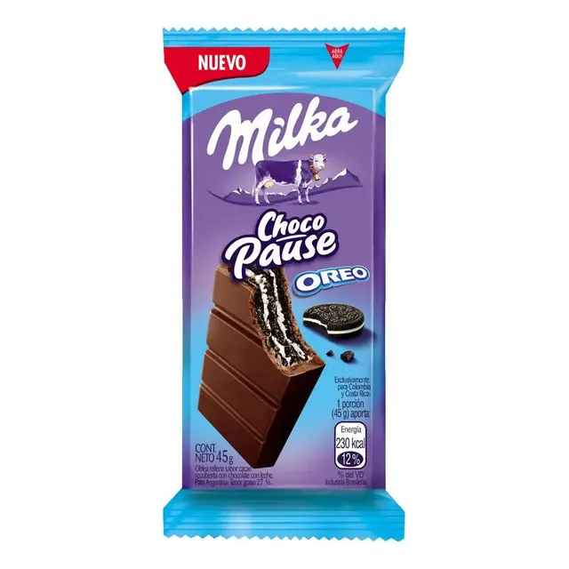Chocolate Milka® Relleno De Oblea Choco Pause Oreo 45g