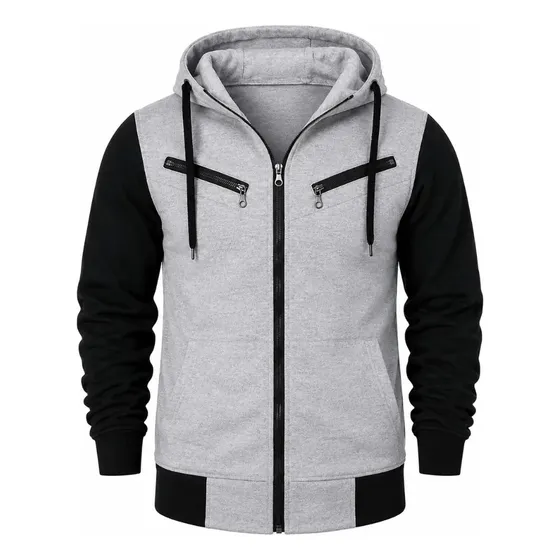 Casaco De Moletom Blusa De Frio Masculino Roupa Com Ziper